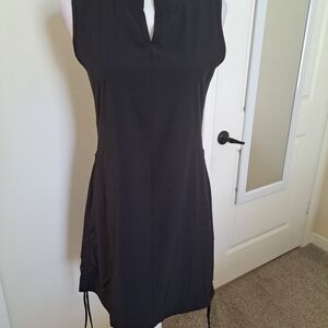World Wide Sportsman Dress Black Sz S EUC Side Pkts